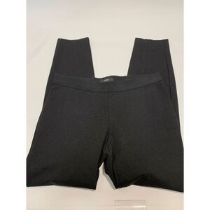 Alfani Women's Elastic Waist Pull-On Slim Fit Tapered Black Legging Pants Size S